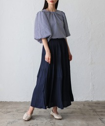 No Rule No Line（ノール－ルノーライン）の「プリーツティアードマキシスカート Aラインスカート（スカート）」