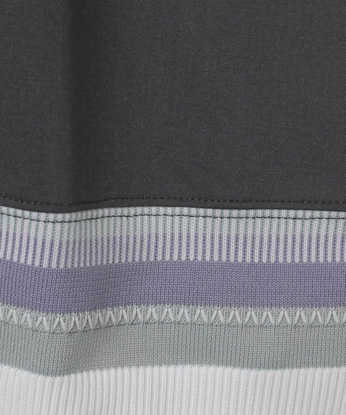GLOBAL WORK(グローバルワーク)の「サラサラ快適DRYTシャツ/切り替え/半袖/323115(Tシャツ/カットソー・メンズ・ブルー/グリーン/チャコールグレー/グレイッシュベージュ/オフホワイト・XX-LARGE/X-SMALL/3XL/LARGE/MEDIUM/SMALL/X-LARGE)」の14枚目の写真