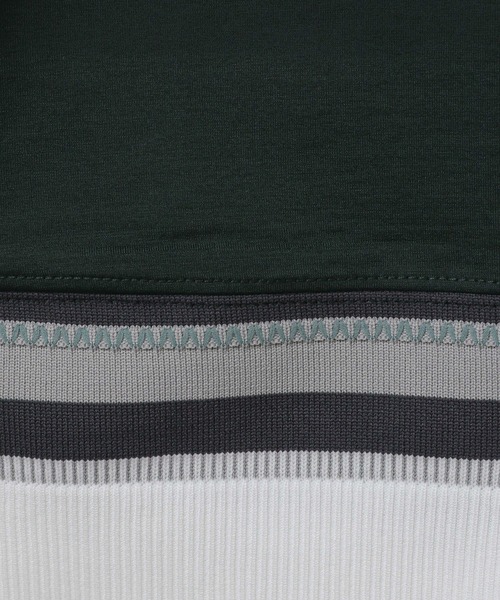 GLOBAL WORK(グローバルワーク)の「サラサラ快適DRYTシャツ/切り替え/半袖/323115(Tシャツ/カットソー・メンズ・ブルー/グリーン/チャコールグレー/グレイッシュベージュ/オフホワイト・XX-LARGE/X-SMALL/3XL/LARGE/MEDIUM/SMALL/X-LARGE)」の16枚目の写真