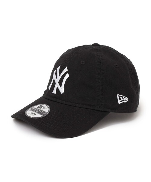 NEW ERA(ニューエラ)の「NEW ERA: MLB Youth 9TWENTY ウォッシュ加工 ベースボールキャップ<KIDS>(キャップ・キッズ・ブラック/ナチュラル/ブルー/ネイビー/ピンク・ONE SIZE)」の1枚目の写真