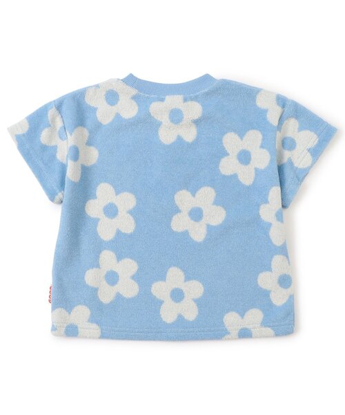 BREEZE（ブリーズ）の「【リンク】パイルジャガードTシャツ（Tシャツ/カットソー・キッズ・ブラック/サックスブルー・80/90/100/110/120/130）」の7枚目の写真