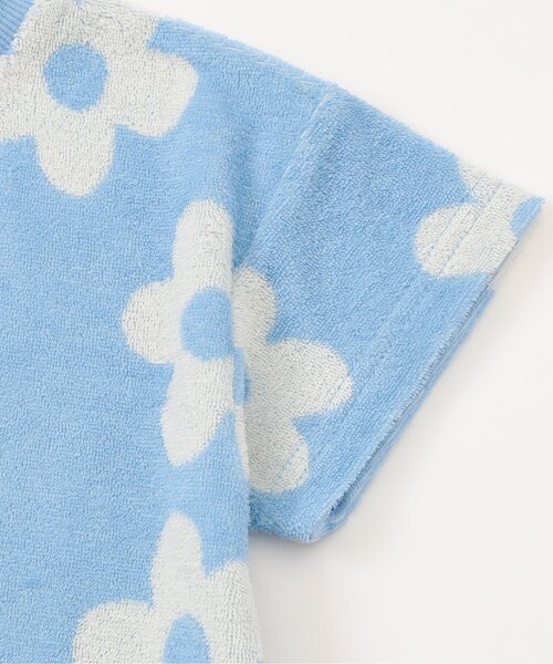 BREEZE（ブリーズ）の「【リンク】パイルジャガードTシャツ（Tシャツ/カットソー・キッズ・ブラック/サックスブルー・80/90/100/110/120/130）」の5枚目の写真