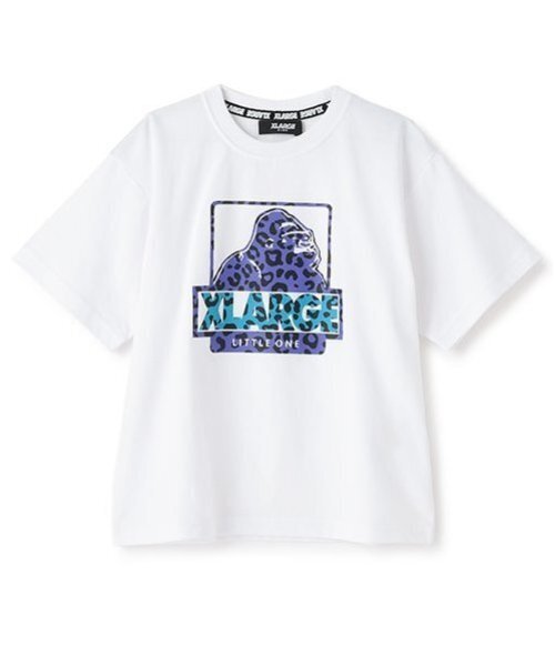 XLARGE KIDS（エクストララージキッズ）の「カラフルレオパードOGゴリラ半袖Tシャツ（Tシャツ/カットソー・キッズ・ブラック/ホワイト/ブルー・130cm/100cm/140cm/110cm/80ｃｍ/120cm/90cm）」の4枚目の写真