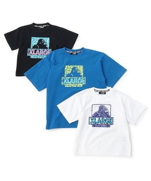 XLARGE KIDS（エクストララージキッズ）の「カラフルレオパードOGゴリラ半袖Tシャツ（Tシャツ/カットソー・キッズ・ブラック/ホワイト/ブルー・130cm/100cm/140cm/110cm/80ｃｍ/120cm/90cm）」の10枚目の写真