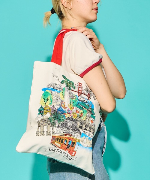 SAWINTO(ソイント)の「CHRONICLE BOOKS【クロニクル ブックス】- CANVAS TOTE BAG/キャンバス トート バッグ(トートバッグ・メンズ・その他2/その他1・ONE SIZE)」の2枚目の写真