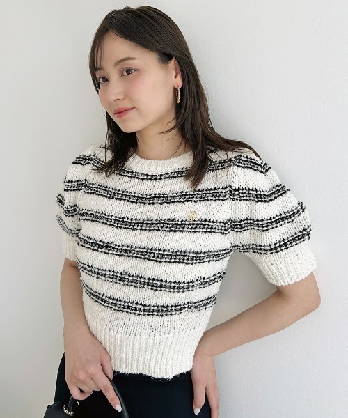snidel ファンシーヤーンニットプルオーバー ファンシーヤーンニットプルオーバー（ニット）｜SNIDEL