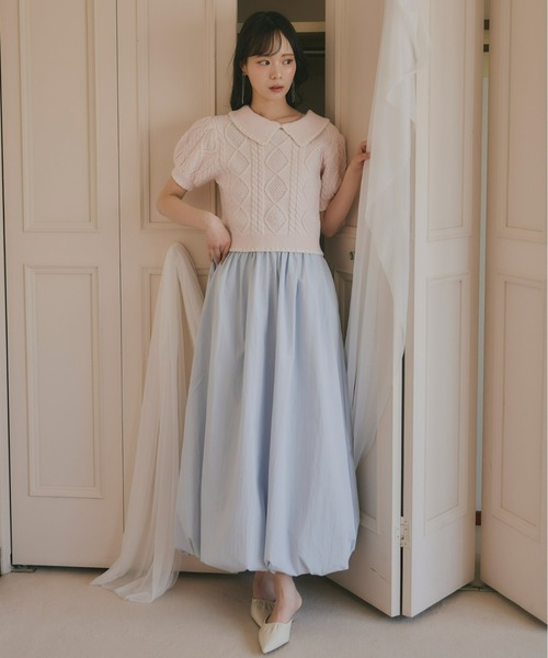 セール】 【洗える】ショート丈 プルオーバー （ニット