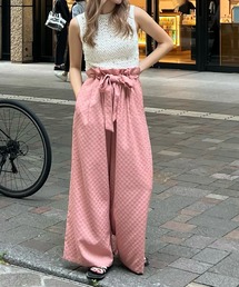 RANCLIC（ランクリック）の「ウエストギャザーリボンパンツ（その他パンツ）」
