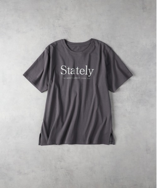 Right-on（ライトオン）の「【HONEYSUCKLE ROSE】ロゴプリントＴ（Tシャツ/カットソー・レディース・オフホワイト/ブラック/ベージュ/その他2/その他1/ダークグレー・M/L）」の4枚目の写真