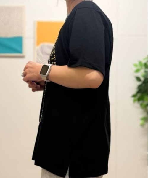 Right-on（ライトオン）の「【HONEYSUCKLE ROSE】ロゴプリントＴ（Tシャツ/カットソー・レディース・オフホワイト/ブラック/ベージュ/その他2/その他1/ダークグレー・M/L）」の17枚目の写真