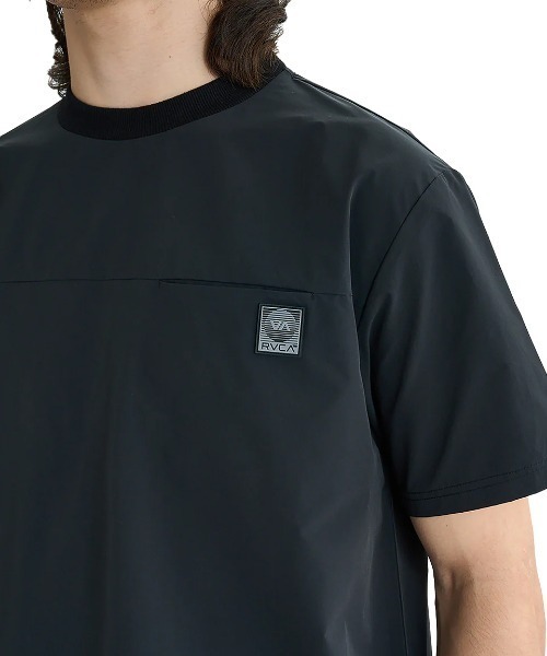 RVCA(ルーカ)の「RVCA メンズ 【UTILITY】 BLOCK TEE Tシャツ 【2025年夏モデル】/ルーカUVケア胸ワンポイント撥水速乾総柄半袖Tシャツ(Tシャツ/カットソー・メンズ・ブルー系その他/グレー系その他/ブラック/キャメル・SMALL/LARGE/MEDIUM/X-LARGE)」の6枚目の写真