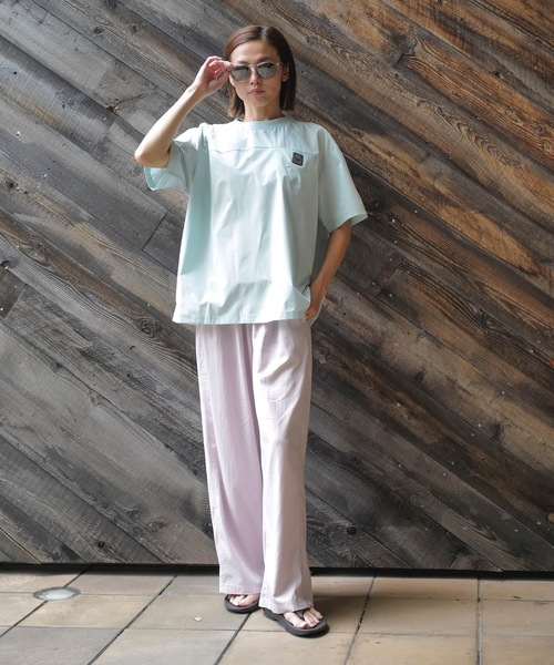 RVCA(ルーカ)の「RVCA メンズ 【UTILITY】 BLOCK TEE Tシャツ 【2025年夏モデル】/ルーカUVケア胸ワンポイント撥水速乾総柄半袖Tシャツ(Tシャツ/カットソー・メンズ・ブルー系その他/グレー系その他/ブラック/キャメル・SMALL/LARGE/MEDIUM/X-LARGE)」の22枚目の写真