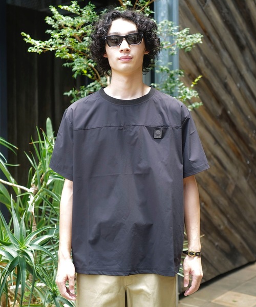 RVCA(ルーカ)の「RVCA メンズ 【UTILITY】 BLOCK TEE Tシャツ 【2025年夏モデル】/ルーカUVケア胸ワンポイント撥水速乾総柄半袖Tシャツ(Tシャツ/カットソー・メンズ・ブルー系その他/グレー系その他/ブラック/キャメル・SMALL/LARGE/MEDIUM/X-LARGE)」の12枚目の写真
