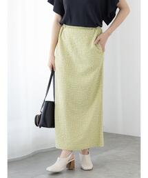 Te chichi TERRASSE（テチチテラス）の「カットジャカードナロースカート（スカート）」