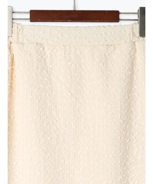 Te chichi TERRASSE(テチチテラス)の「カットジャカードナロースカート(スカート・レディース・イエロー/オフホワイト/ブラック・F)」の13枚目の写真