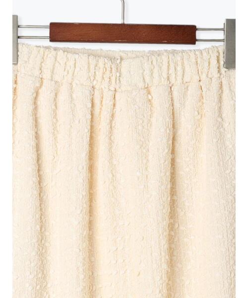 Te chichi TERRASSE(テチチテラス)の「カットジャカードナロースカート(スカート・レディース・イエロー/オフホワイト/ブラック・F)」の16枚目の写真