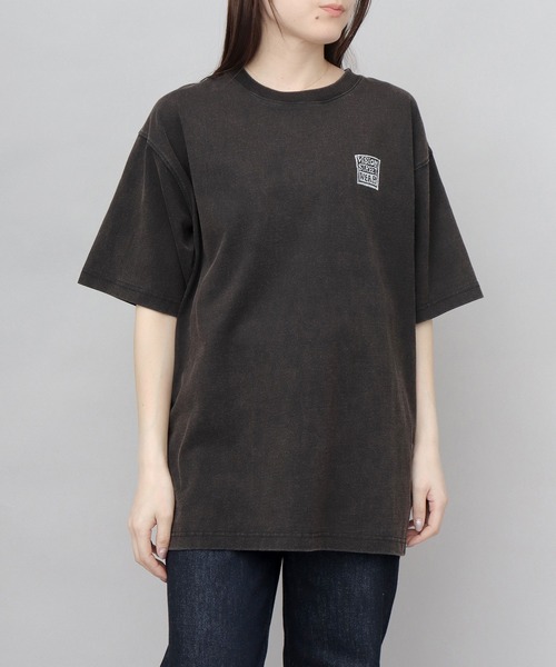 VISION STREET WEAR（ヴィジョンストリートウェア）の「ビッグシルエット ヴィンテージロゴ Tシャツ（Tシャツ/カットソー・メンズ・ブラック/ホワイト・M/L/XL）」の9枚目の写真