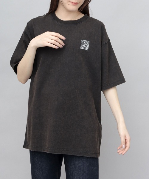 VISION STREET WEAR（ヴィジョンストリートウェア）の「ビッグシルエット ヴィンテージロゴ Tシャツ（Tシャツ/カットソー・メンズ・ブラック/ホワイト・M/L/XL）」の11枚目の写真