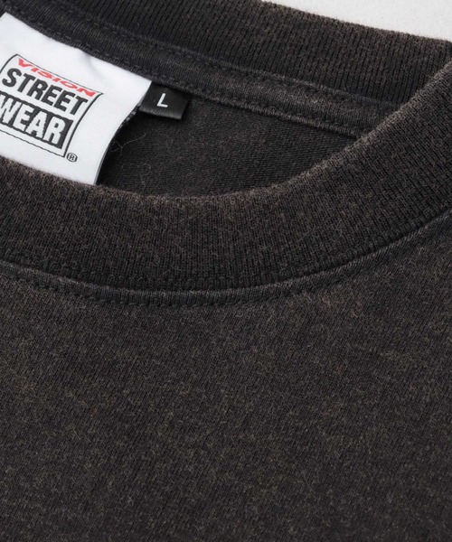 VISION STREET WEAR（ヴィジョンストリートウェア）の「ビッグシルエット ヴィンテージロゴ Tシャツ（Tシャツ/カットソー・メンズ・ブラック/ホワイト・M/L/XL）」の14枚目の写真