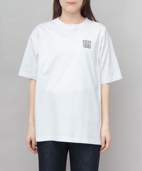 VISION STREET WEAR（ヴィジョンストリートウェア）の「ビッグシルエット ヴィンテージロゴ Tシャツ（Tシャツ/カットソー・メンズ・ブラック/ホワイト・M/L/XL）」の17枚目の写真