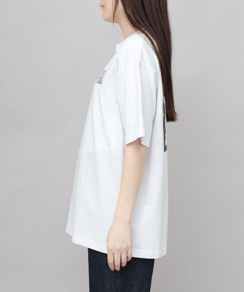 VISION STREET WEAR（ヴィジョンストリートウェア）の「ビッグシルエット ヴィンテージロゴ Tシャツ（Tシャツ/カットソー・メンズ・ブラック/ホワイト・M/L/XL）」の18枚目の写真