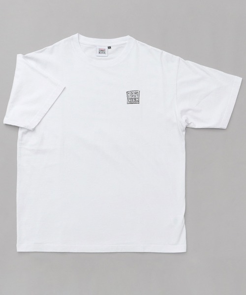 VISION STREET WEAR（ヴィジョンストリートウェア）の「ビッグシルエット ヴィンテージロゴ Tシャツ（Tシャツ/カットソー・メンズ・ブラック/ホワイト・M/L/XL）」の4枚目の写真