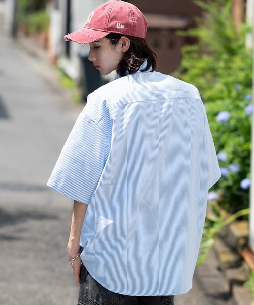 WEGO(ウィゴー)の「WEGO/オックスフォードワンポイントシャツ(シャツ/ブラウス・メンズ・サックスブルー/ベージュ/ホワイト/その他1/その他2・MEDIUM/LARGE)」の11枚目の写真