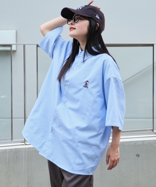 WEGO(ウィゴー)の「WEGO/オックスフォードワンポイントシャツ(シャツ/ブラウス・メンズ・サックスブルー/ベージュ/ホワイト/その他1/その他2・MEDIUM/LARGE)」の15枚目の写真