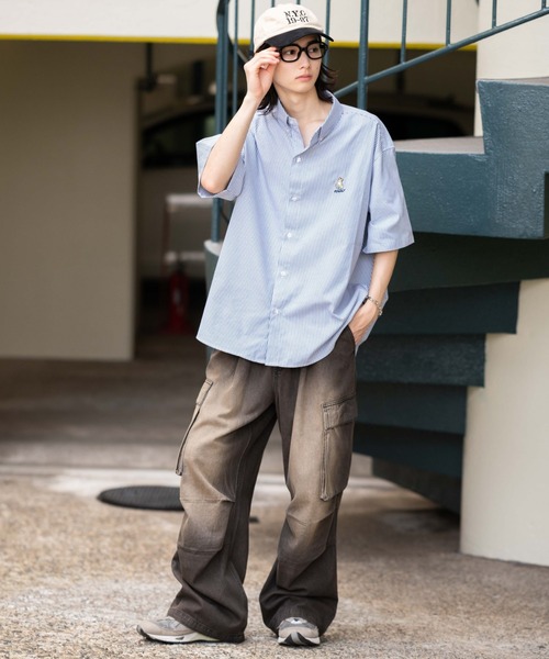 WEGO(ウィゴー)の「WEGO/オックスフォードワンポイントシャツ(シャツ/ブラウス・メンズ・サックスブルー/ベージュ/ホワイト/その他1/その他2・MEDIUM/LARGE)」の20枚目の写真