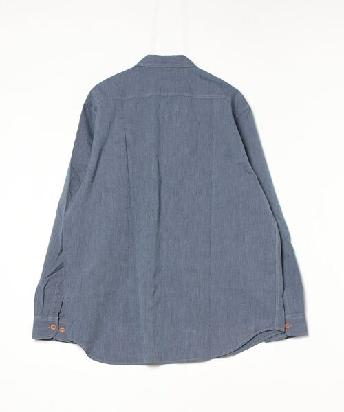 Nudie Jeans(ヌーディージーンズ)の「Nudie Jeans/ヌーディージーンズ Julian Chambray / ワークシャツ / Indigo(シャツ/ブラウス・メンズ・インディゴブルー・M/L/S/XL)」の2枚目の写真