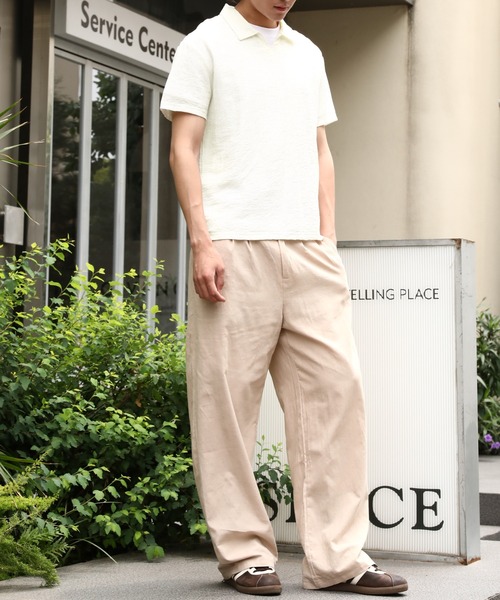 TOBEE(トゥビー)の「【TOBEE】リネンライク ミックス スキッパ― シャツ(シャツ/ブラウス・メンズ・ブラウン/ブラック/ホワイト/グレー・MEDIUM/LARGE/X-LARGE)」の17枚目の写真