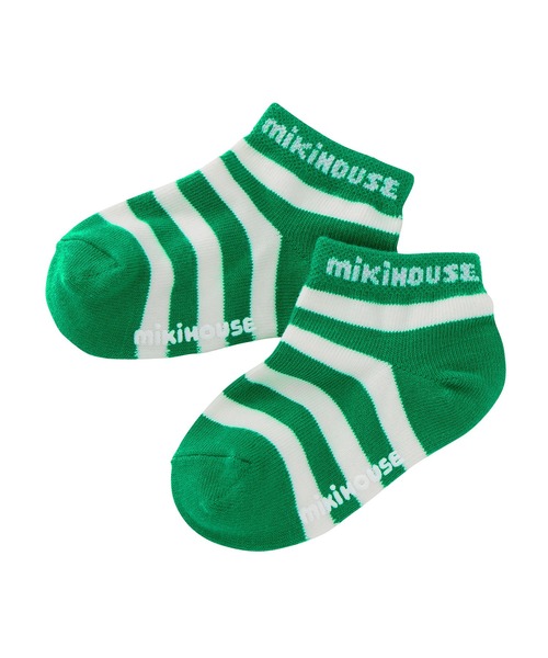 MIKI HOUSE（ミキハウス）の「【WEB限定】ローカットソックスパック３足セット（ソックス/靴下・キッズ・ブルー/ネイビー/イエロー/パープル/レッド/グリーン/ピンク/ライトグリーン・11-13cm/13-15cm/15-17cm/17-19cm）」の12枚目の写真