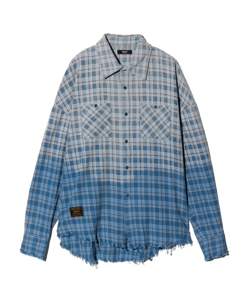 セール】Bleach Check Shirt / ブリーチチェックシャツ（シャツ