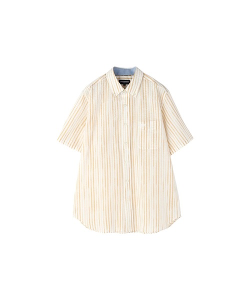 McGREGOR（マックレガー）の「手書き風ストライプシャツ（シャツ/ブラウス・メンズ・ベージュ/ネイビー・M/L/XL）」の13枚目の写真
