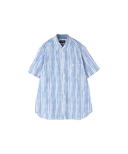 McGREGOR（マックレガー）の「手書き風ストライプシャツ（シャツ/ブラウス・メンズ・ベージュ/ネイビー・M/L/XL）」の15枚目の写真