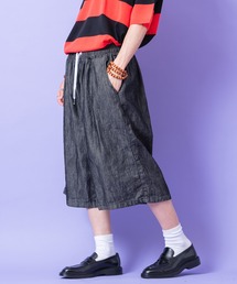 a.p.o.v.（エーピーオービー）の「a.p.o.v. 無加工デニムワイドハーフパンツ（デニムパンツ）」