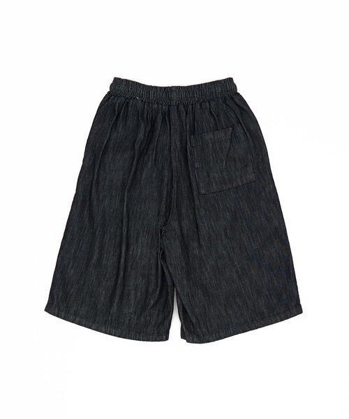 a.p.o.v.(エーピーオービー)の「a.p.o.v. 無加工デニムワイドハーフパンツ(デニムパンツ・メンズ・ネイビー/ブラック・ONESIZE)」の8枚目の写真
