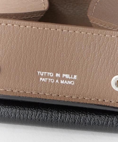 L'arcobaleno(ラルコバレーノ)の「L'arcobaleno/ラルコバレーノ 三つ折りミニウォレット(財布・メンズ・グレー/ブラック/ネイビー/ホワイト・ONE SIZE)」の20枚目の写真