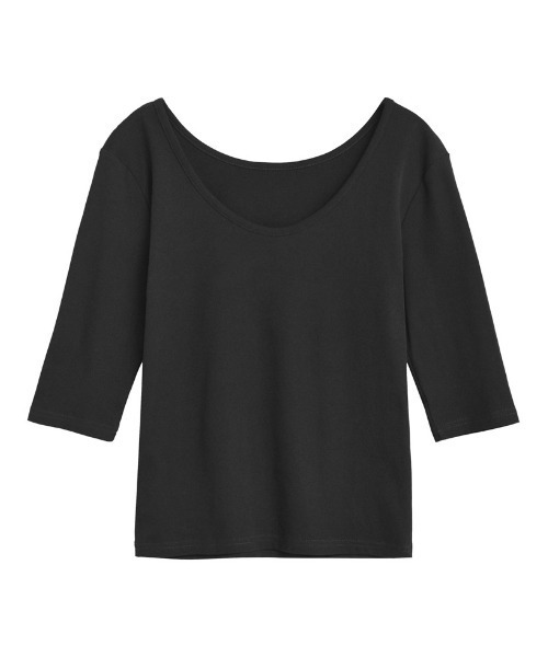 Re:EDIT(リエディ)の「バックオープン前後2WAY天竺カットソーTシャツ(Tシャツ/カットソー・レディース・ホワイト/レッド/ブラウン/ブラック・MEDIUM/LARGE)」の21枚目の写真
