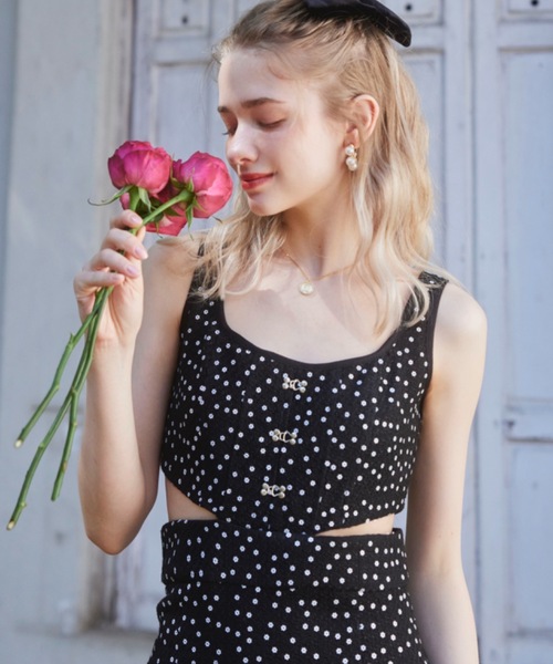 Rosy luce（ロージールーチェ）の「ツイードワンピース