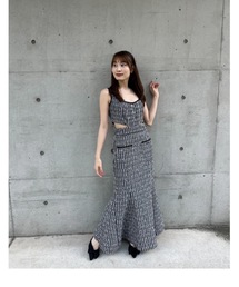 Rosy luce ツイードワンピース Rosy luce（ロージールーチェ）の「ツイードワンピース