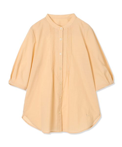 DECOY SINCE 1981（デコイシンスイチキュウハチイチ）の「ピンタックボリュームスリーブリネン混ブラウス（シャツ/ブラウス・レディース・グリーン/オレンジ/ネイビー・9号/11号/13号/15号/17号）」の15枚目の写真