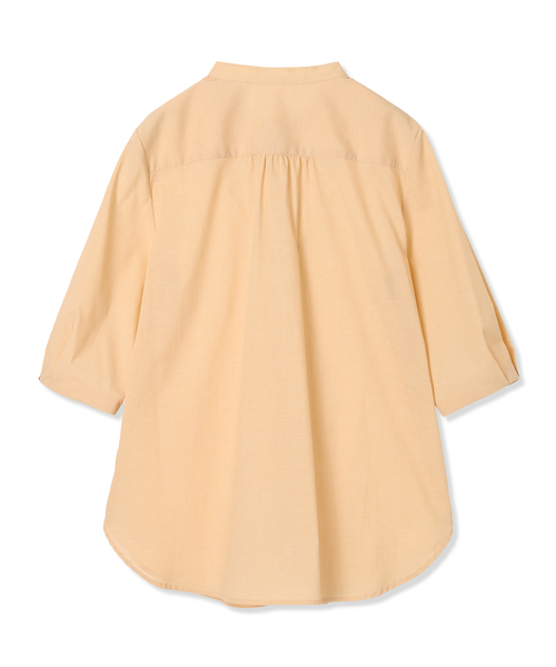 DECOY SINCE 1981（デコイシンスイチキュウハチイチ）の「ピンタックボリュームスリーブリネン混ブラウス（シャツ/ブラウス・レディース・グリーン/オレンジ/ネイビー・9号/11号/13号/15号/17号）」の16枚目の写真