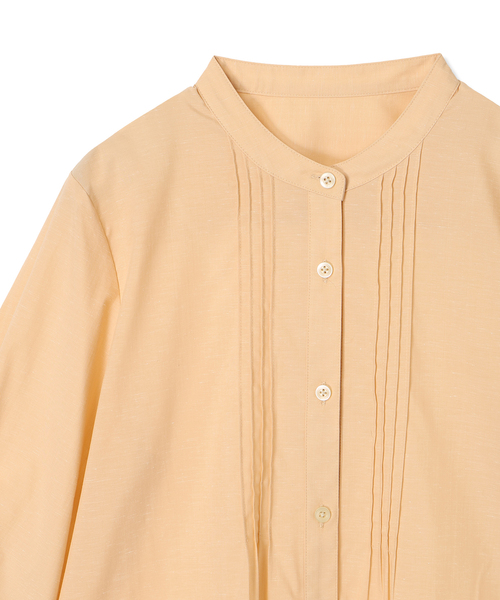 DECOY SINCE 1981（デコイシンスイチキュウハチイチ）の「ピンタックボリュームスリーブリネン混ブラウス（シャツ/ブラウス・レディース・グリーン/オレンジ/ネイビー・9号/11号/13号/15号/17号）」の17枚目の写真