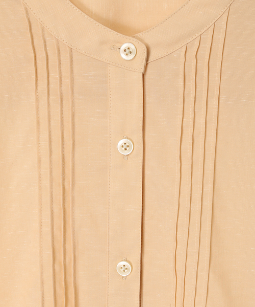 DECOY SINCE 1981（デコイシンスイチキュウハチイチ）の「ピンタックボリュームスリーブリネン混ブラウス（シャツ/ブラウス・レディース・グリーン/オレンジ/ネイビー・9号/11号/13号/15号/17号）」の20枚目の写真