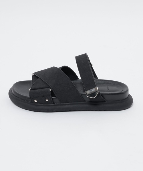 JEANASIS(ジーナシス)の「ヴィンテージクロスフラットサンダル/497857(サンダル・レディース・ブラウン/ブラック・MEDIUM/LARGE)」の9枚目の写真