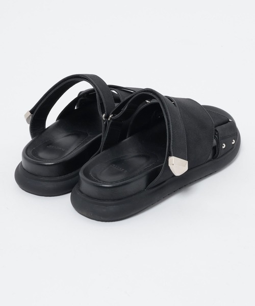 JEANASIS(ジーナシス)の「ヴィンテージクロスフラットサンダル/497857(サンダル・レディース・ブラウン/ブラック・MEDIUM/LARGE)」の11枚目の写真