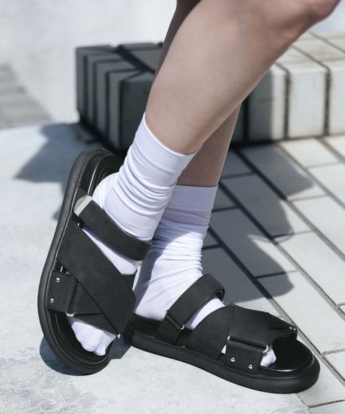 JEANASIS(ジーナシス)の「ヴィンテージクロスフラットサンダル/497857(サンダル・レディース・ブラウン/ブラック・MEDIUM/LARGE)」の21枚目の写真