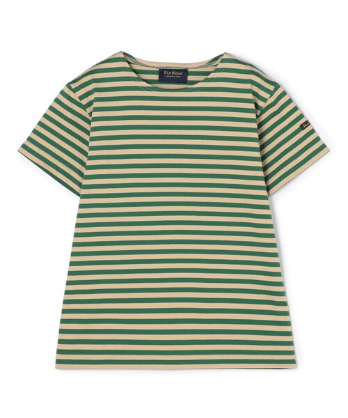 tシャツ Leminor ハーフスリーブボーダーカットソー レディース Leminor ハーフスリーブボーダーカットソー（Tシャツ/カットソー