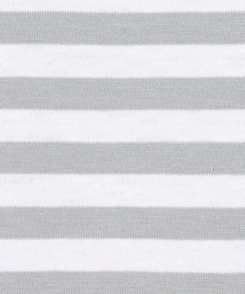 Le Minor(ルミノア)の「Leminor ハーフスリーブボーダーカットソー(Tシャツ/カットソー・レディース・ネイビー/グレー系その他/カーキ・FREE)」の14枚目の写真